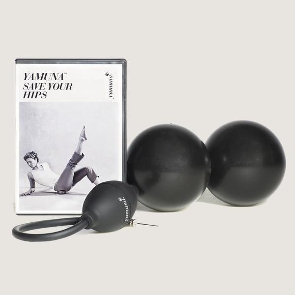 KIT: SAVE YOUR HIPS KIT (DVD/DOWNLOAD, PUMP, BLACK BALLS)