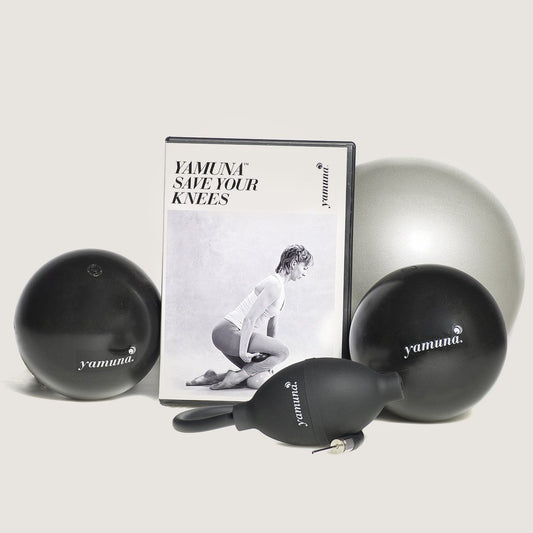 KIT: SAVE YOUR KNEES KIT (DVD/DOWNLOAD, PUMP, SILVER, BLACK BALLS)
