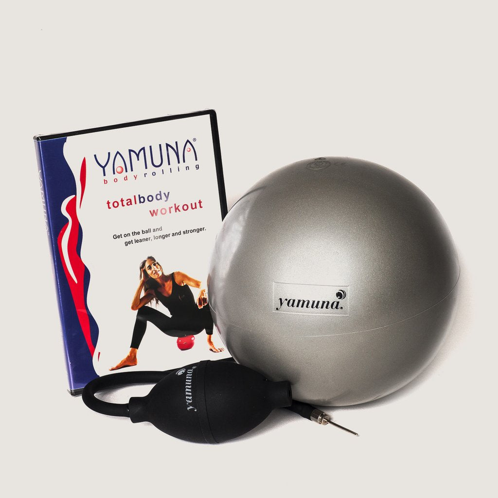 KIT: TOTAL BODY ROLLING BEGINNER KIT (choice of either gold ball or silver ball, pump and DVD/DOWNLOAD)